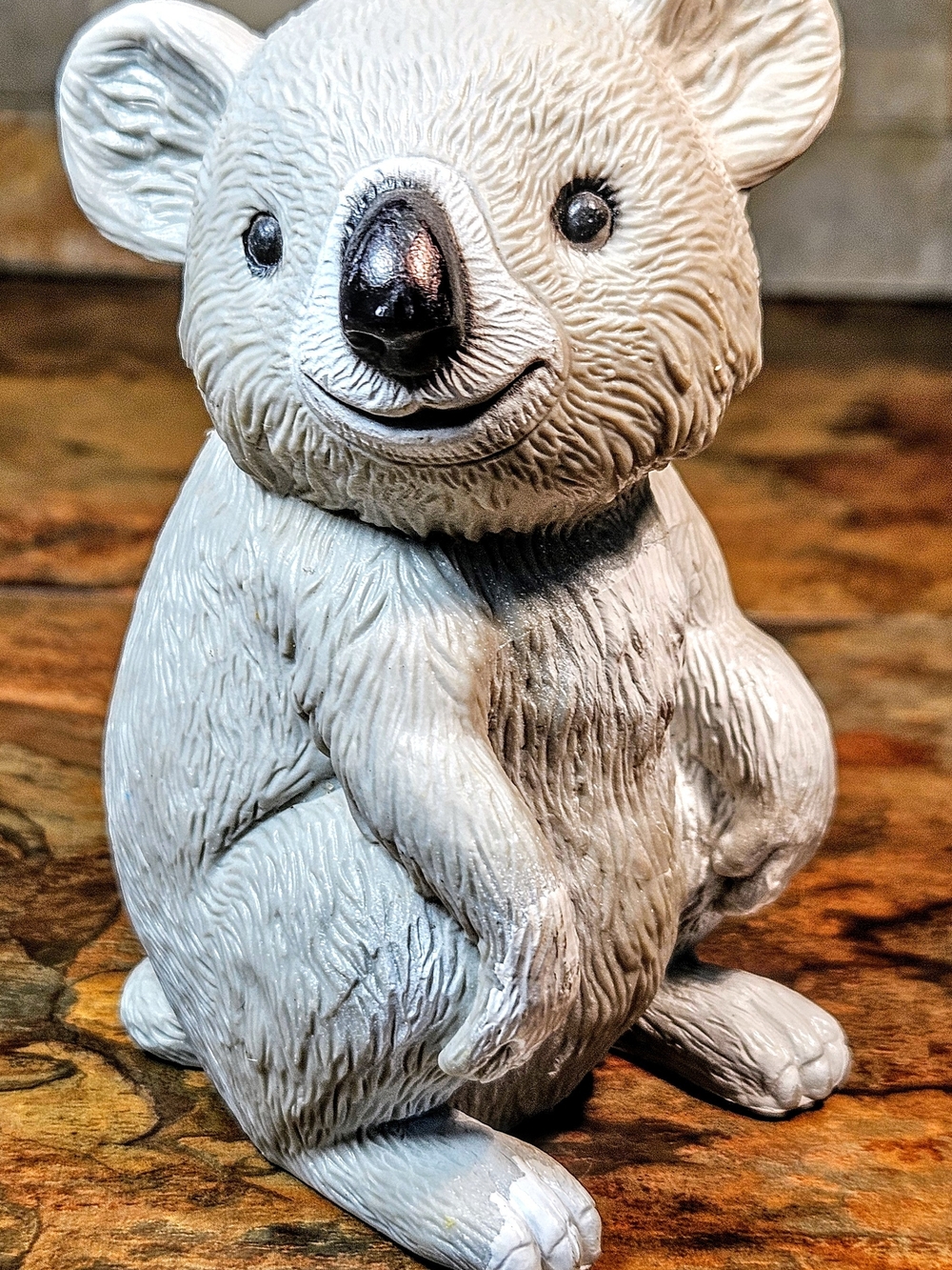 Rare Find - Ankyo - LTD • Hard Plastic Koala Bear Play Figure • Jungle Animal •